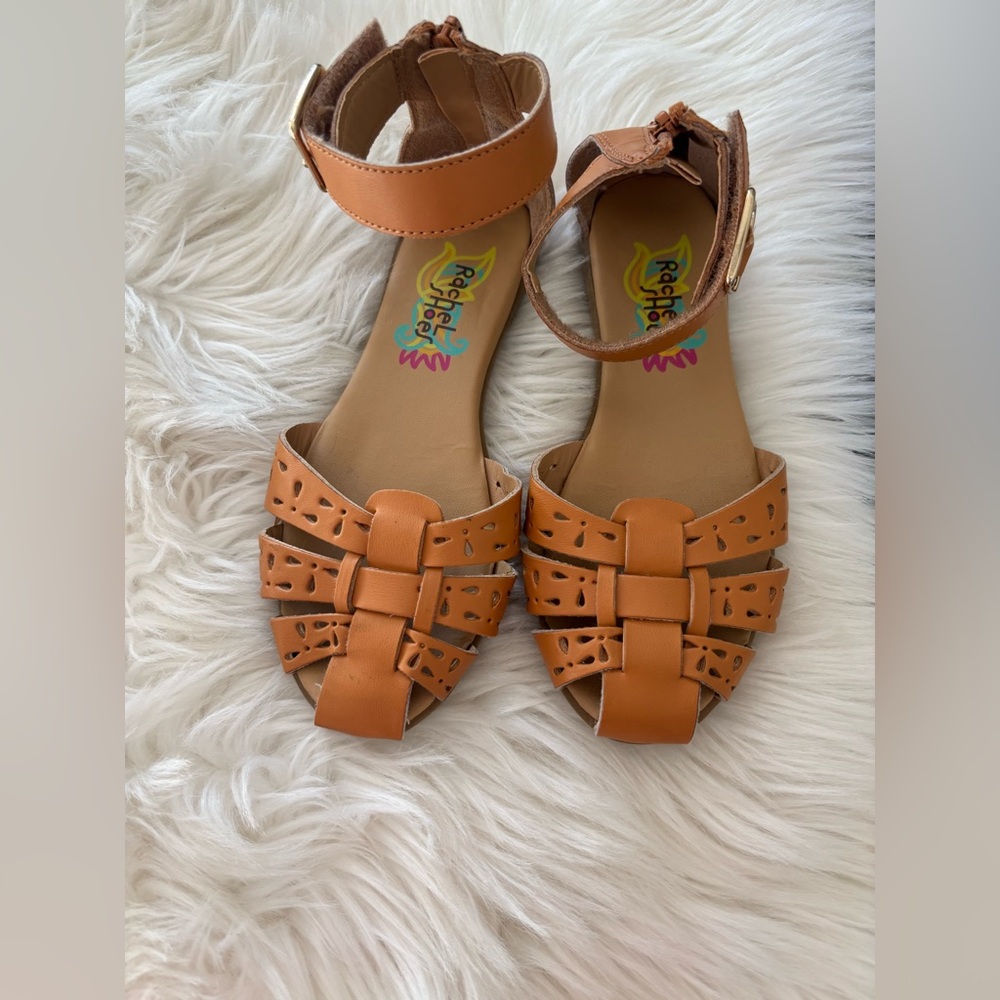 Rachel Shoes Tan Kids Sandals